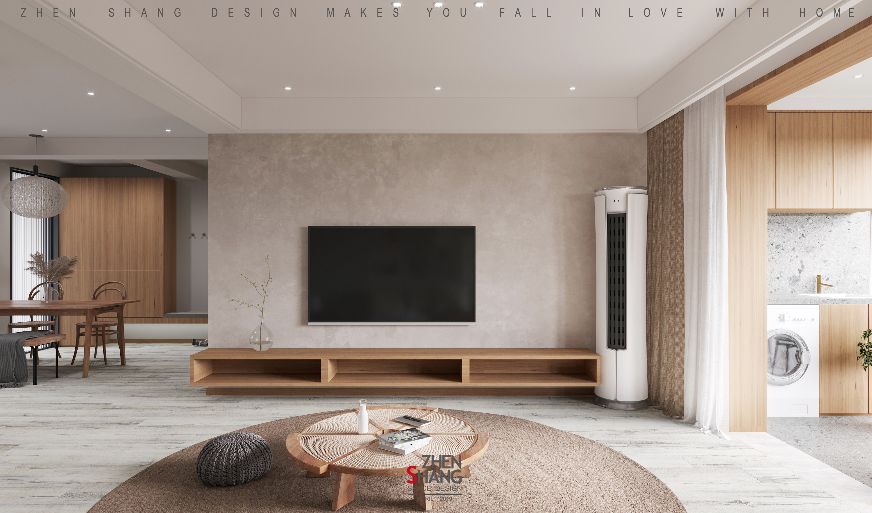 南瓜色北欧 | 甜蜜温暖的空间设计-4