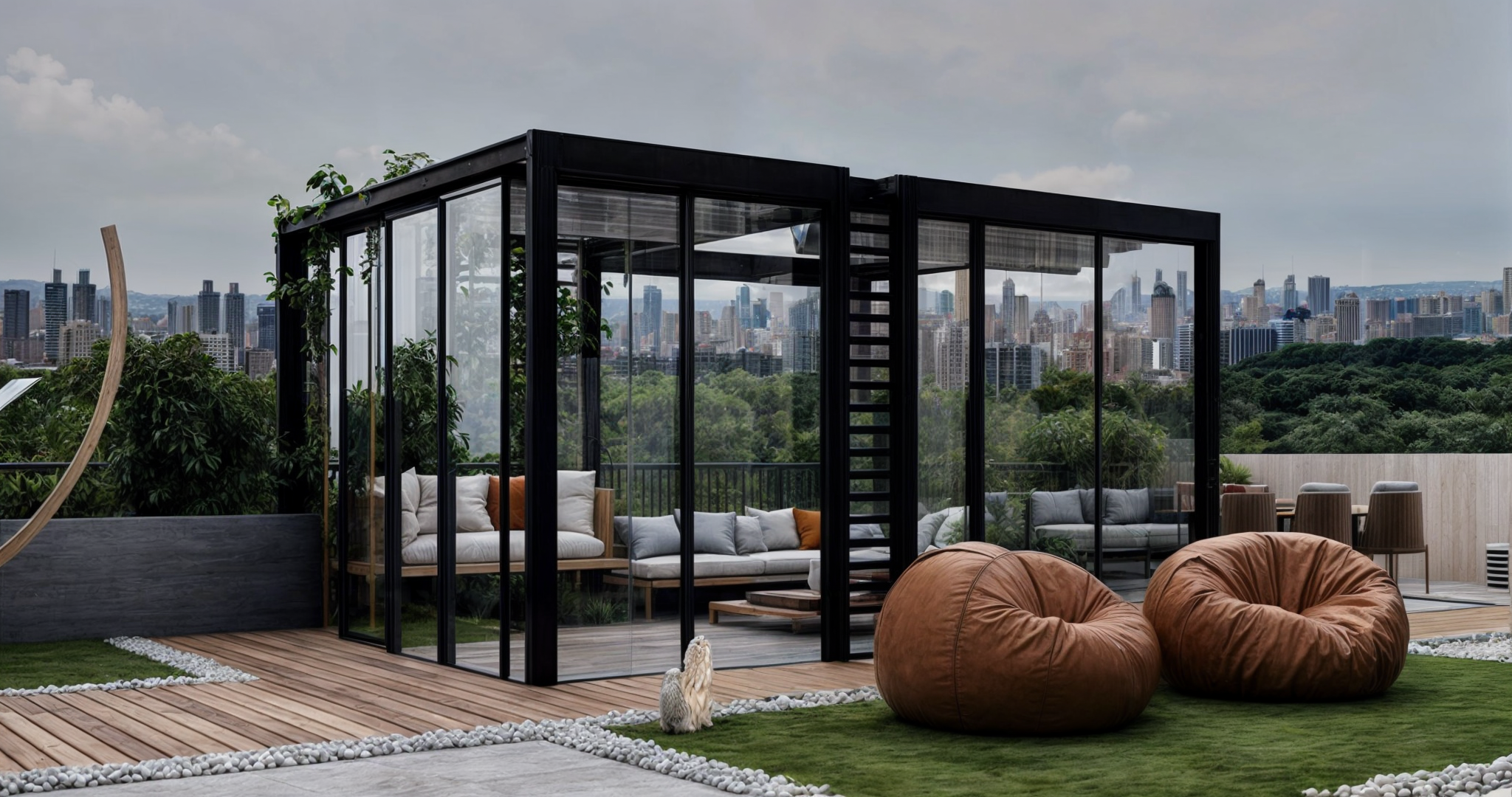 ROOF GARDEN PRIVATE VILLA @MOSTQBAL CITY-0