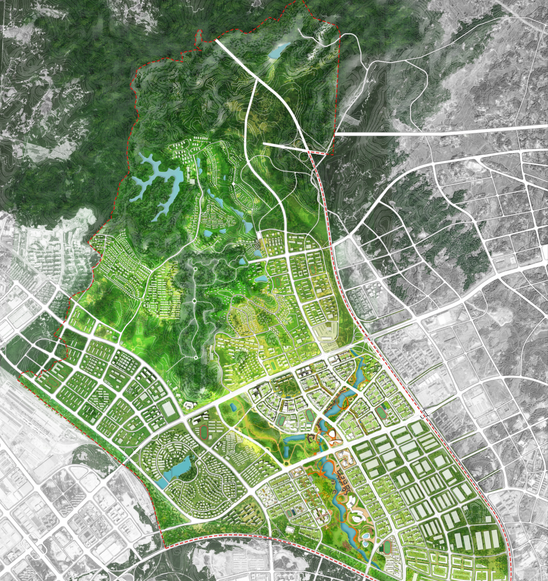 HD▎山水智谷·创享新城：关公湖片区城市设计启幕金霞未来芯-39