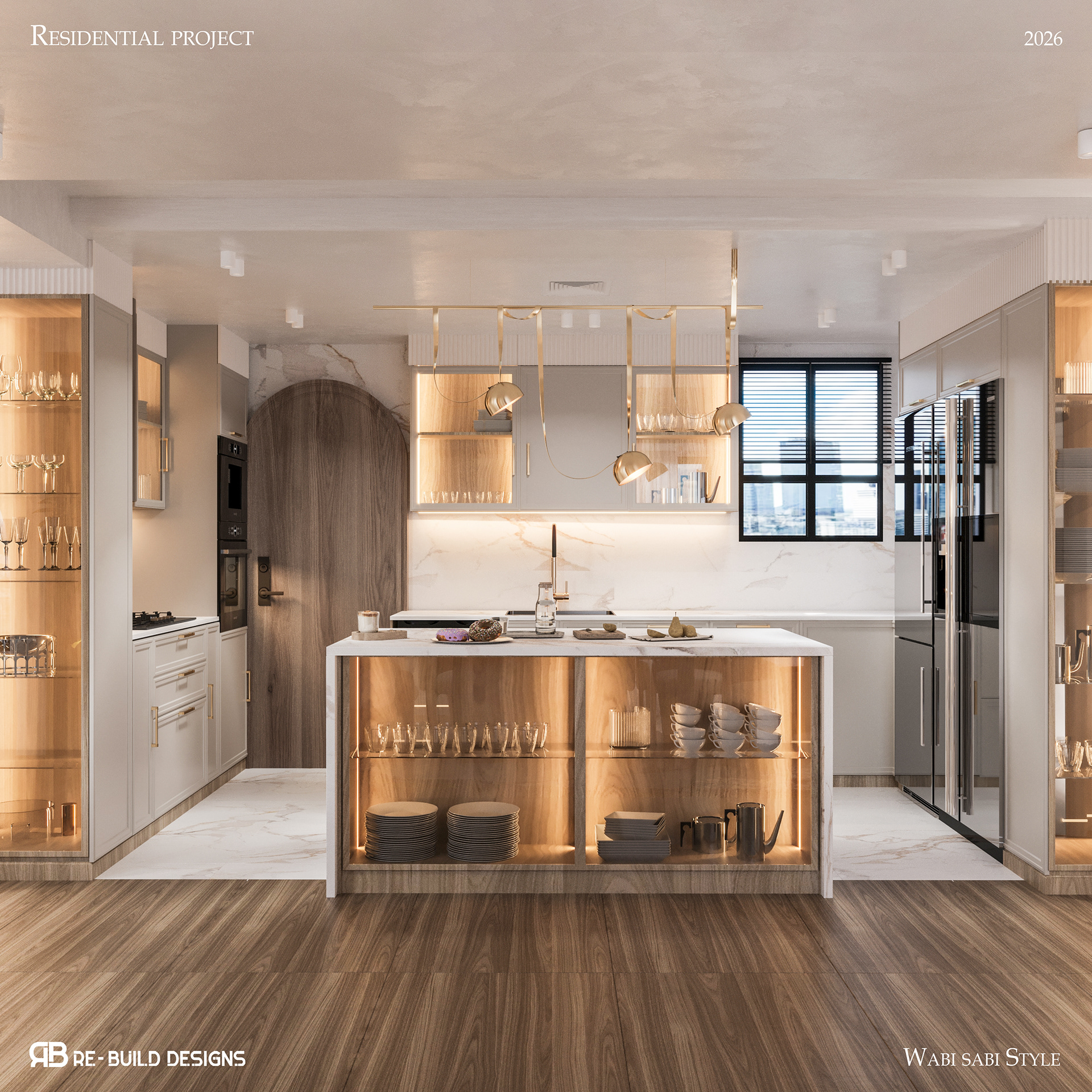 WABI SABI接待处室内设计丨埃及亚历山大丨Re  Build Designs-2
