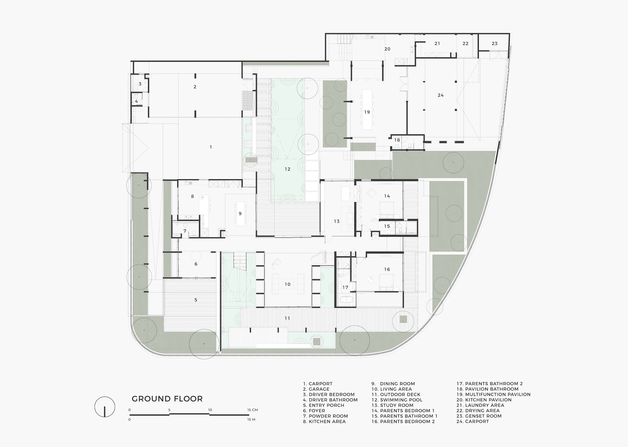 坚毅格栅屋丨印度亚南丨Gets Architects-18