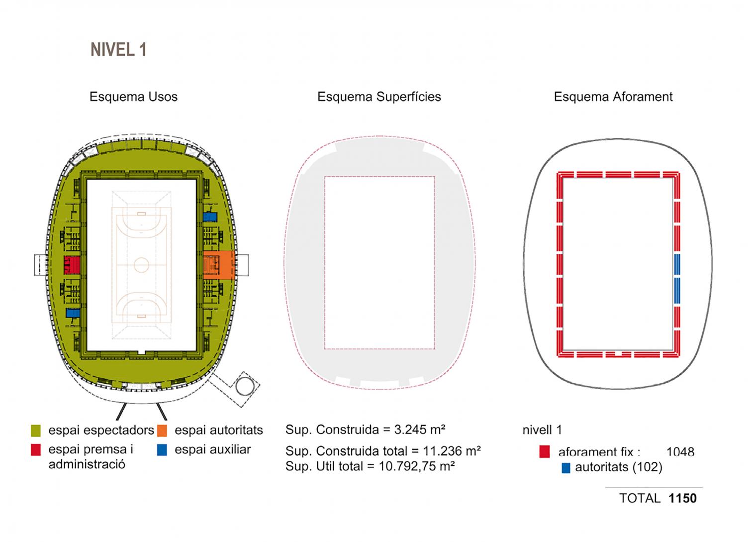 西班牙 Tarragona 市“Palacio de los Deportes Juegos Mediterráneos”体育场馆-13