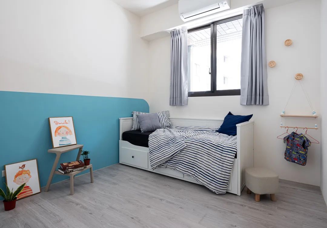 活力童趣的三口之家 · 色彩鲜明的 105㎡舒适住宅设计-43