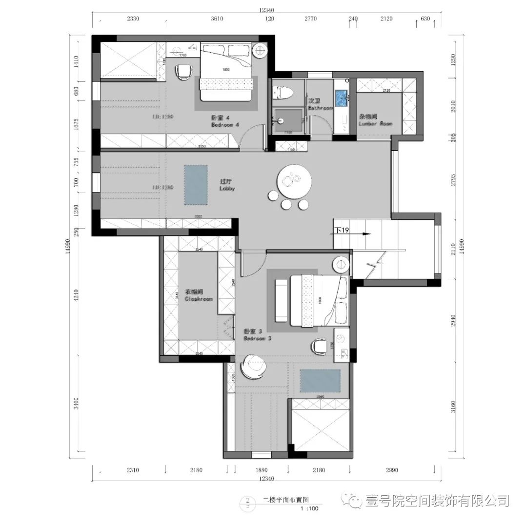 赣州江山里现代简约住宅设计丨壹号院空间装饰-35