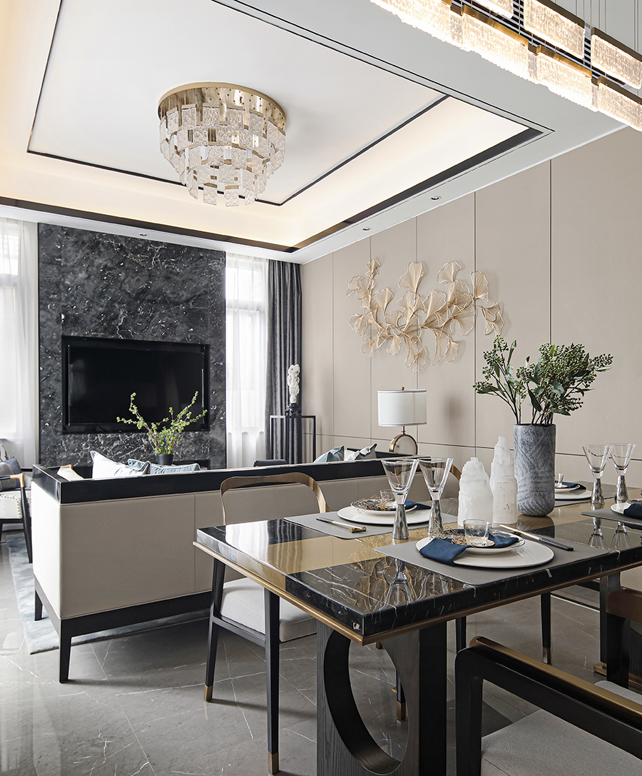 新中式美学,欧谷山语泉售楼处与样板房设计-89