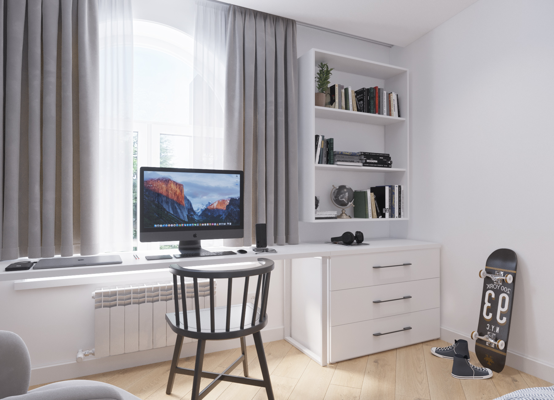 Design apartment with attic 100m2. Tashkent-41