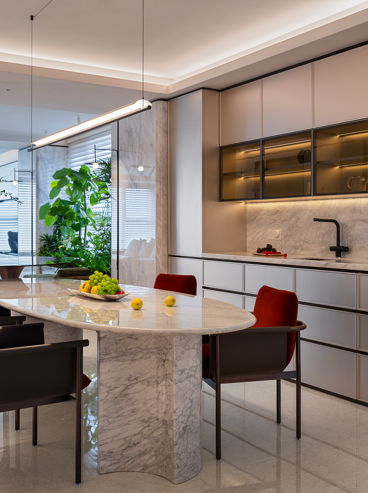 深圳湾 290m² 都市大平层丨中国深圳丨鸿艺源设计-30