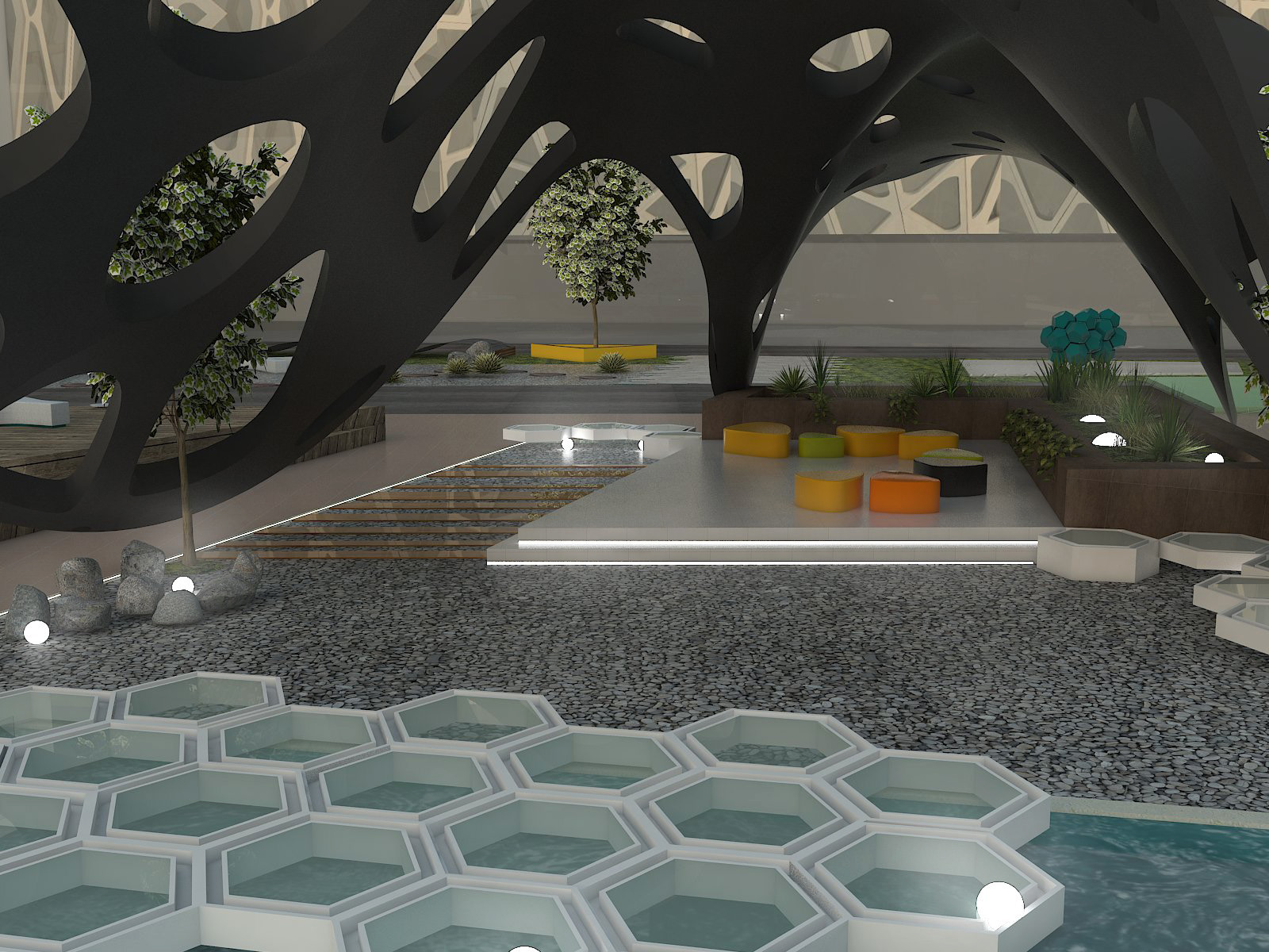 城市商业住宅中心设计-8