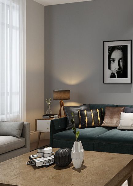 北欧风灰色小宅,打造慵懒惬意生活-17