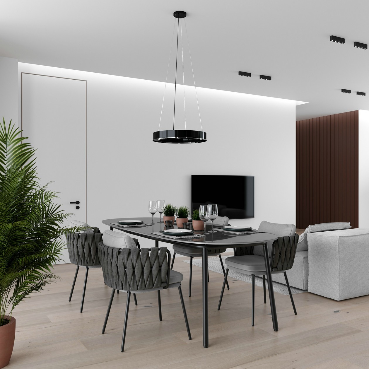 原木+高级黑 精致的设计超有格调！-8