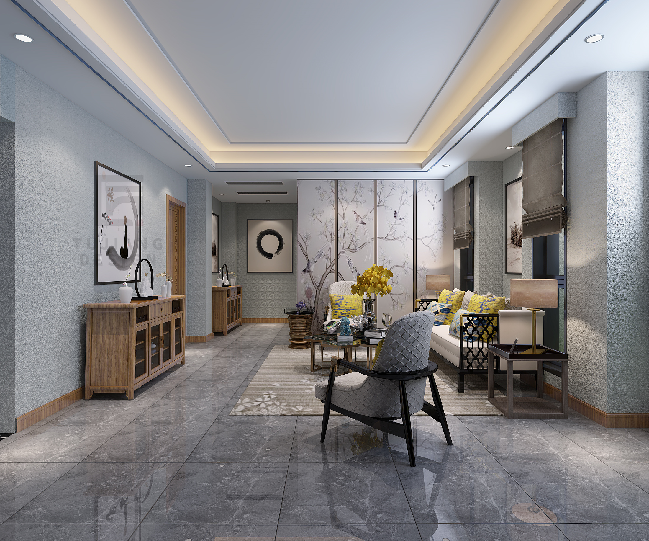 细谈——新中式酒店宾馆设计-2