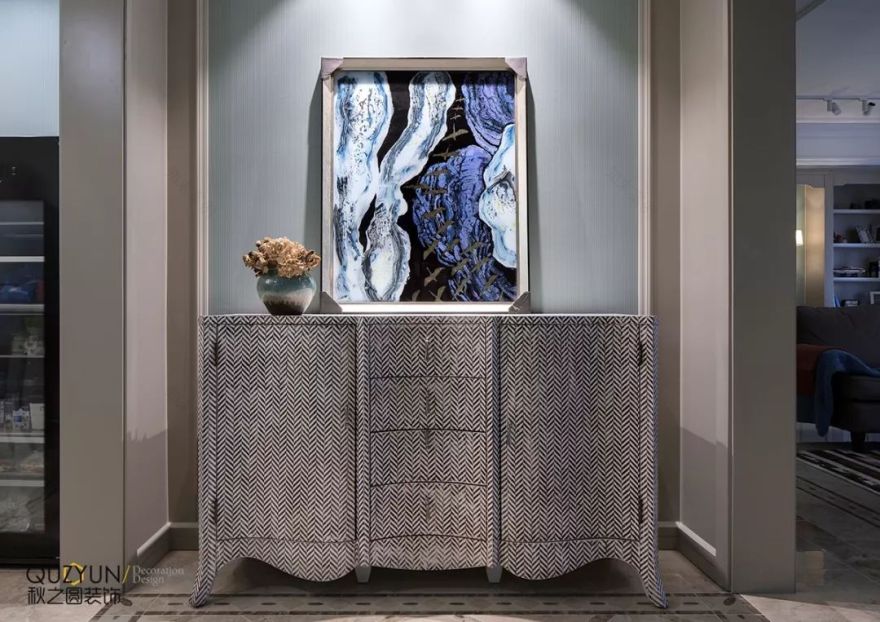 金地天际 | 蒂芙尼蓝调的现代美宅-14