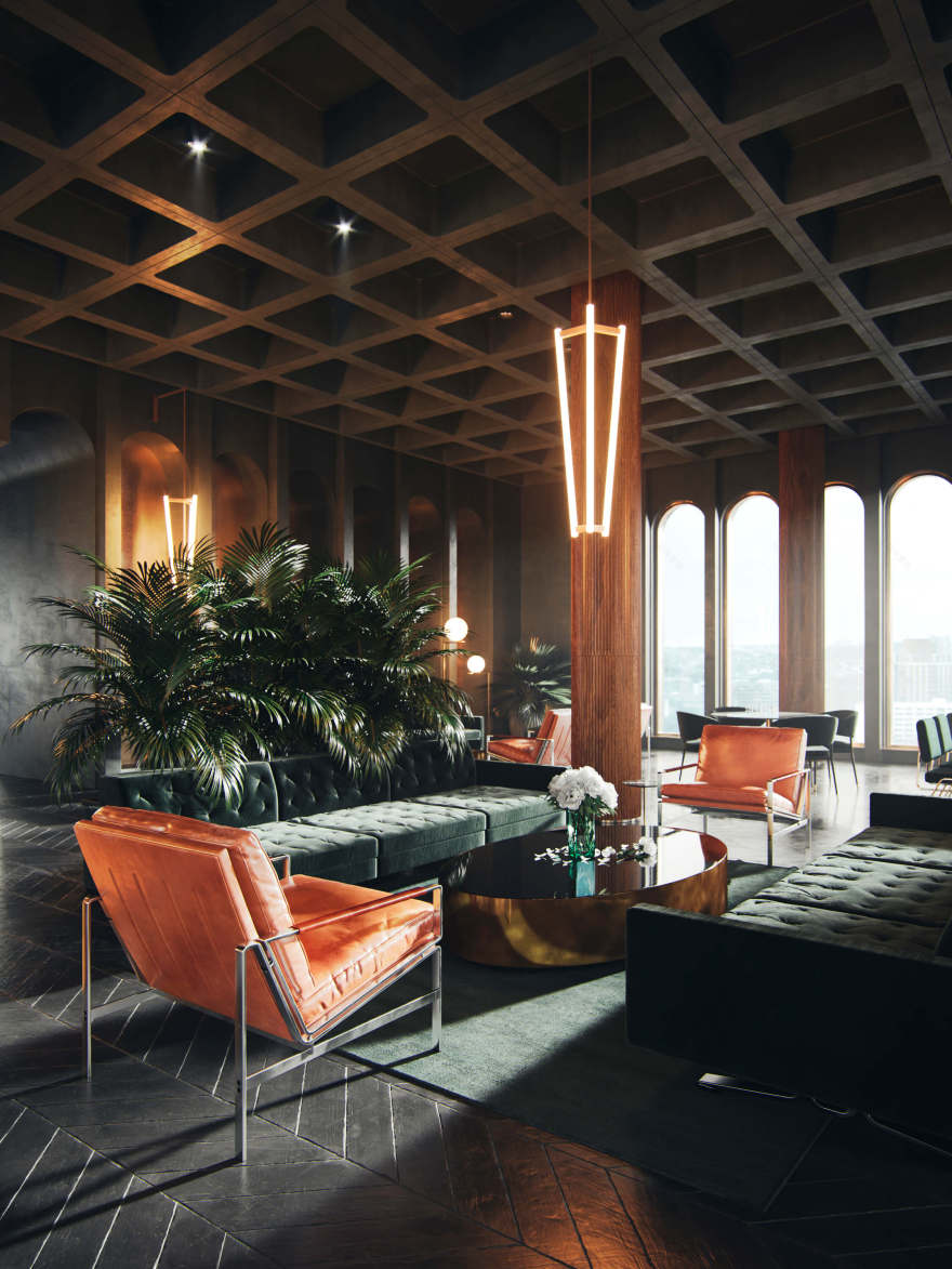 Madrid 复古奢华办公空间-5