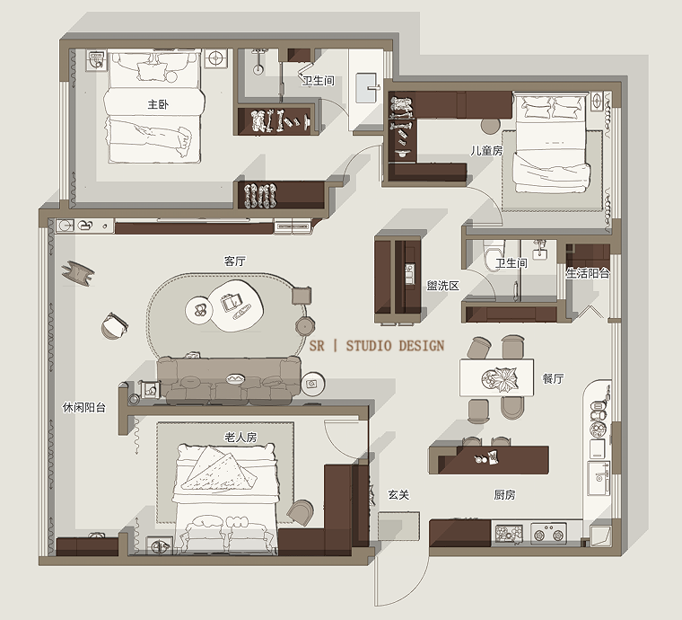苏州老房改造丨中国苏州丨SR遇之空间设计  Seanhar-7