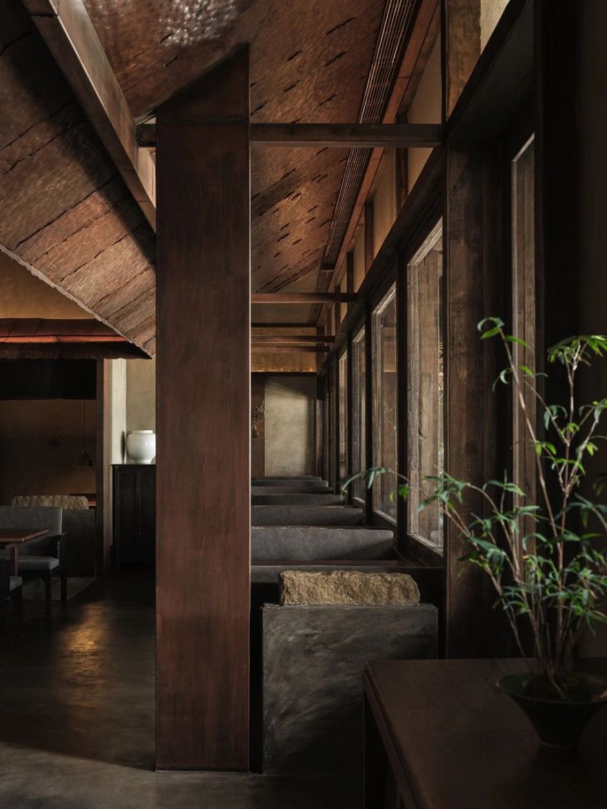 深圳湾万象城元古雲境餐厅,杭州灵隐寺元古觀山丨中国杭州丨无之设计-51