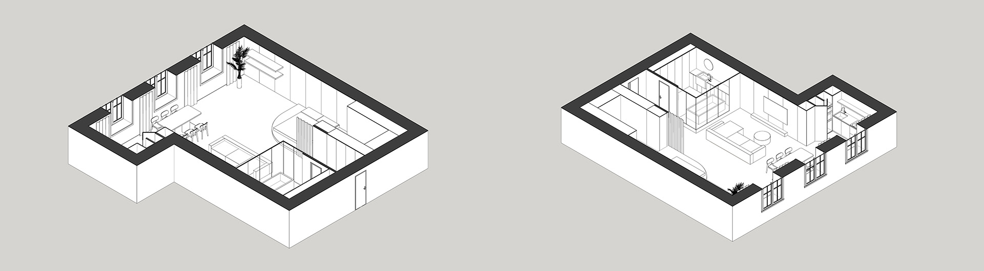 72平，开放式空间设计-18