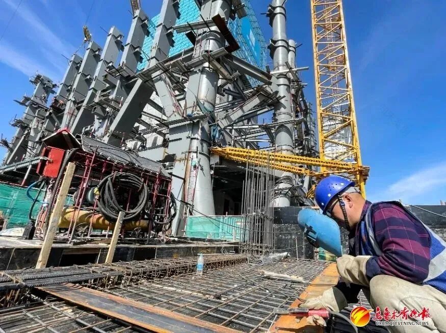 新疆乌鲁木齐华美胜地丽思卡尔顿酒店集群最新进展,T2塔楼6月封顶,T1塔楼年底封顶-17