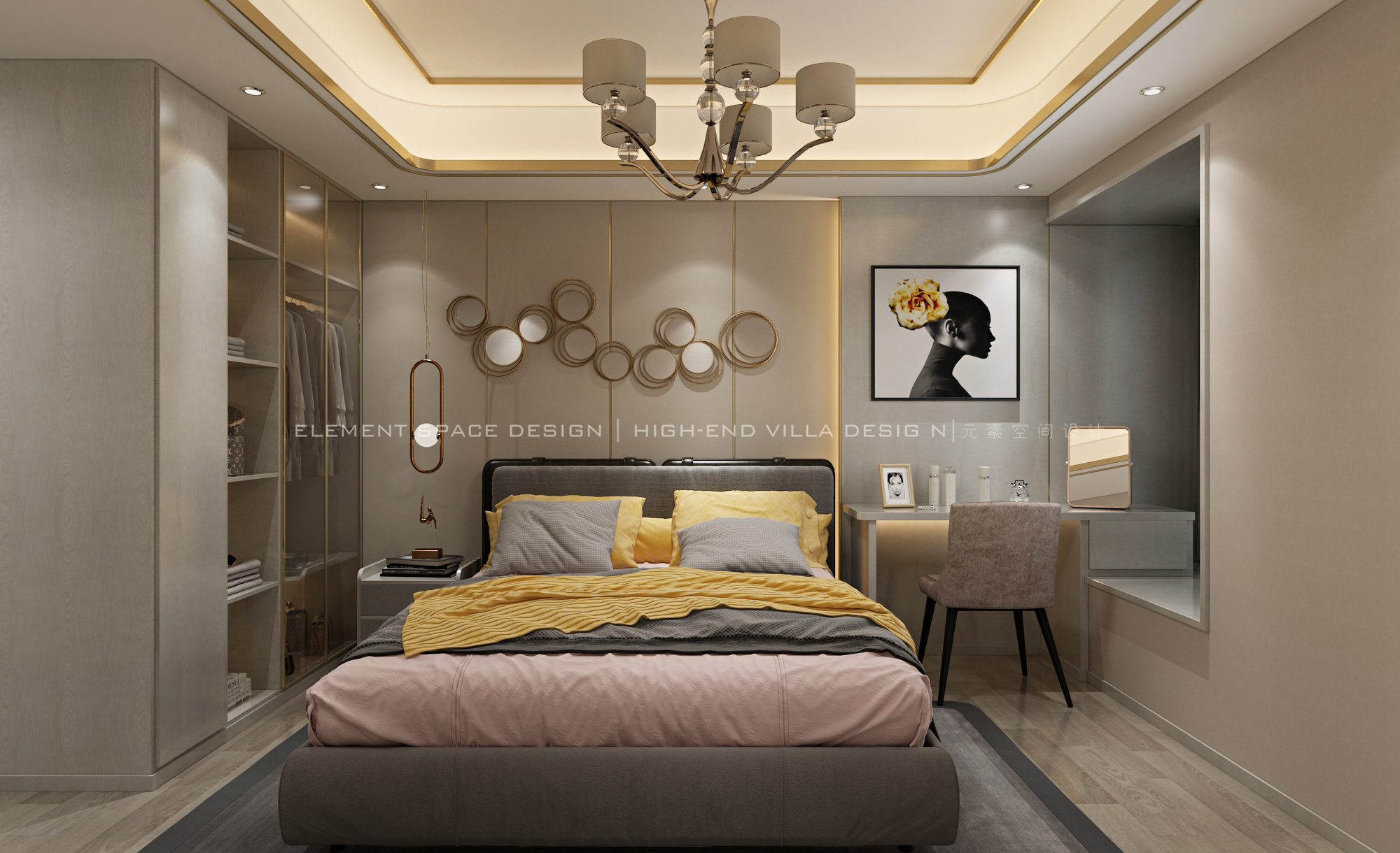 2021 轻奢全案设计-- 元素视觉 | 打造幸福美满家居空间-9