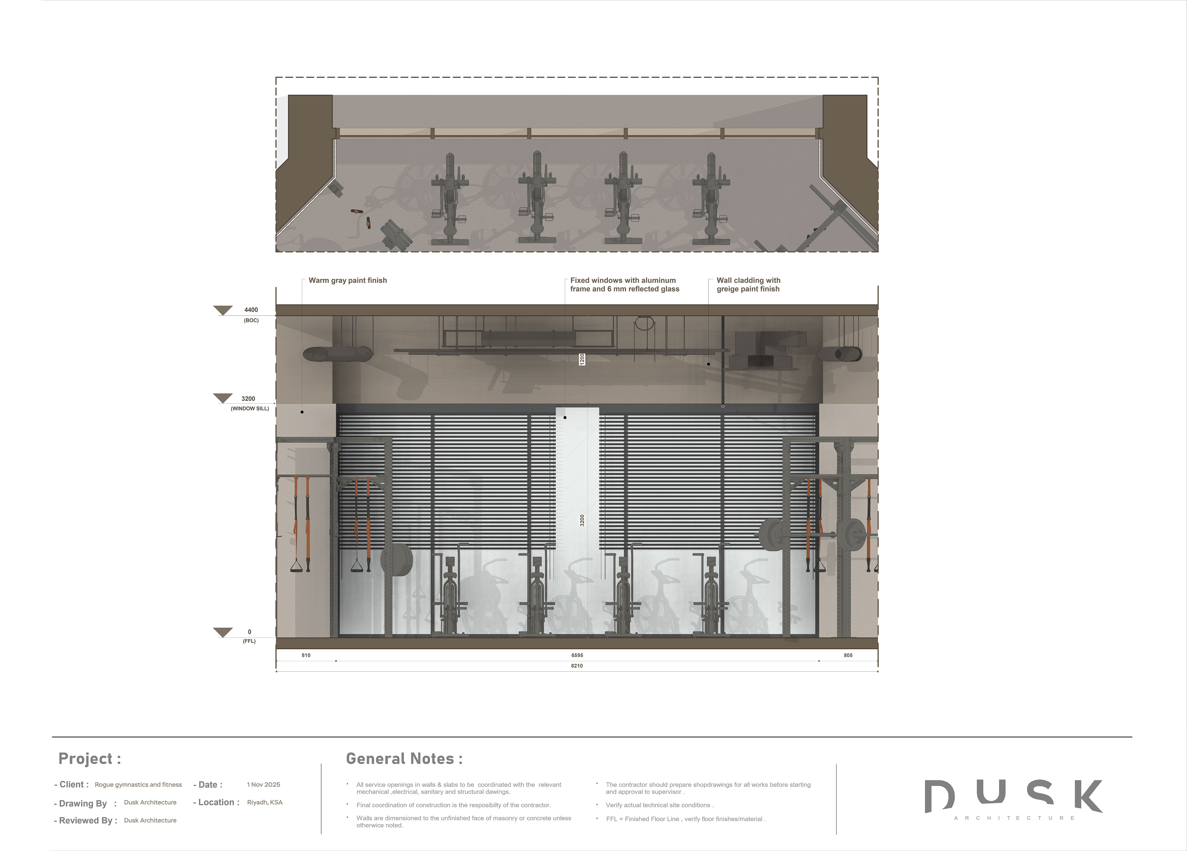 流氓健身俱乐部丨沙特阿拉伯利雅得丨Dusk Architecture-51