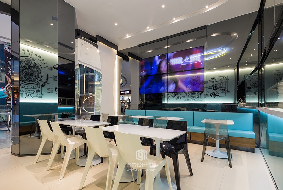 华空间设计--好色派沙拉,只为更出色，深圳海岸城店-12