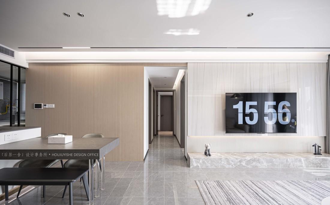 120 平现代质感极简之家-112