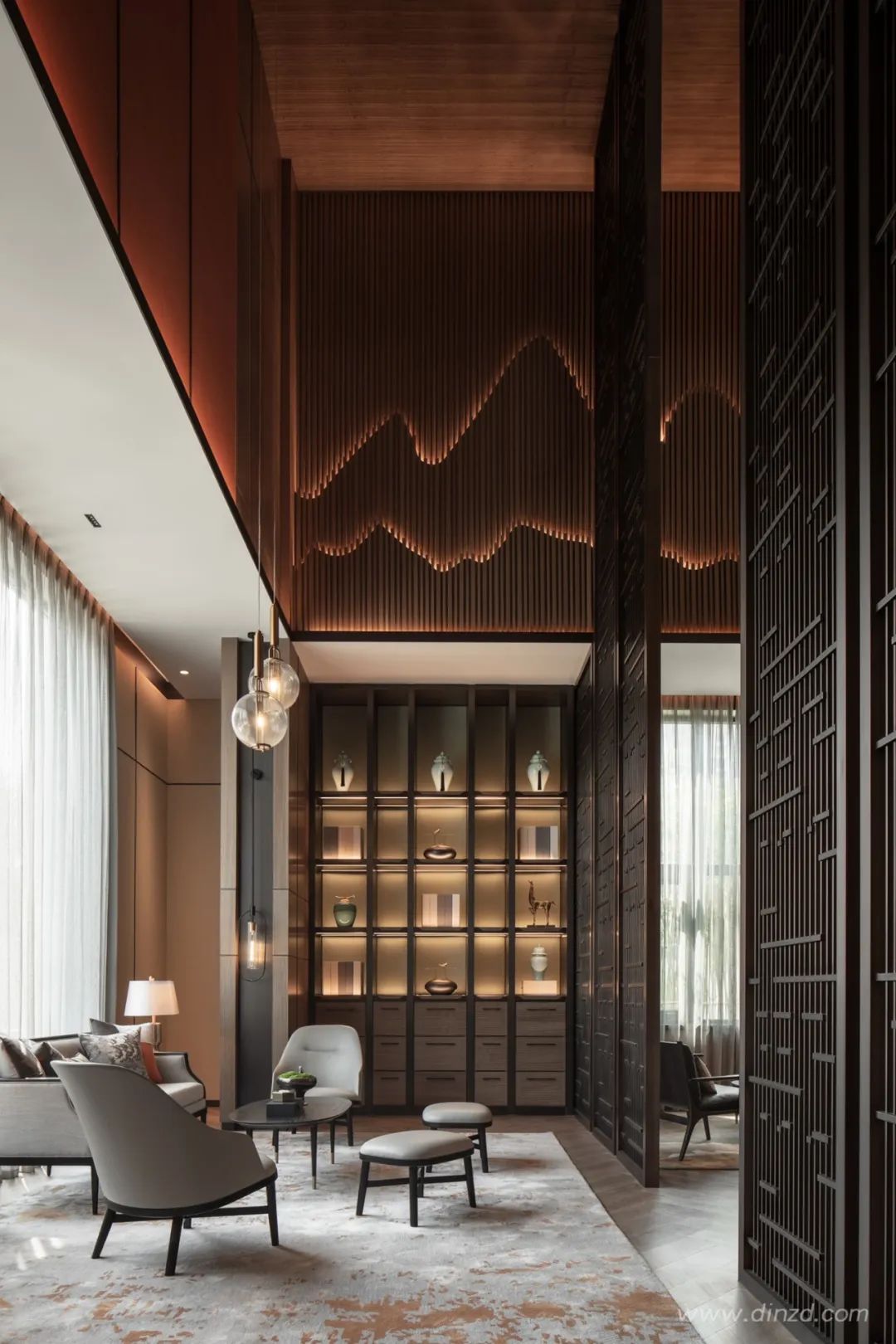 曲径通幽的常熟招商·琴湖小镇展示中心-78