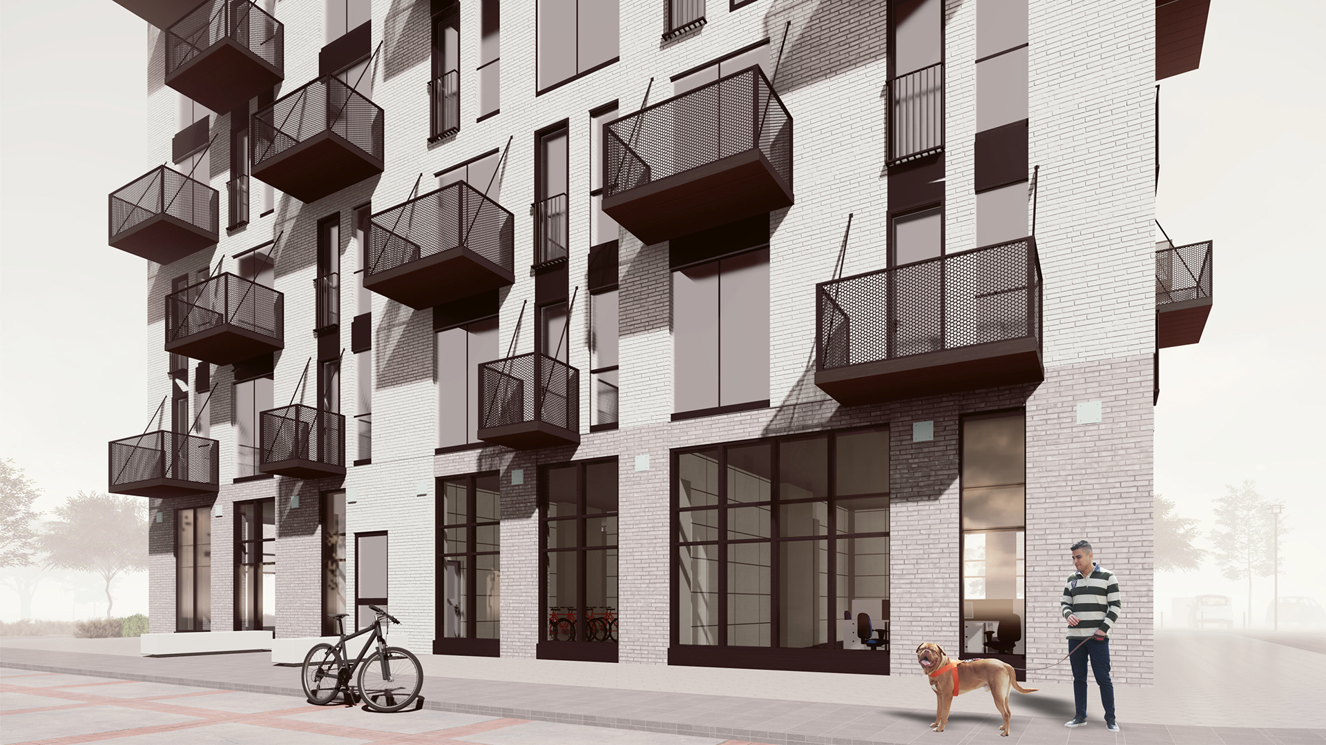 Многоэтажный жилой дом-5