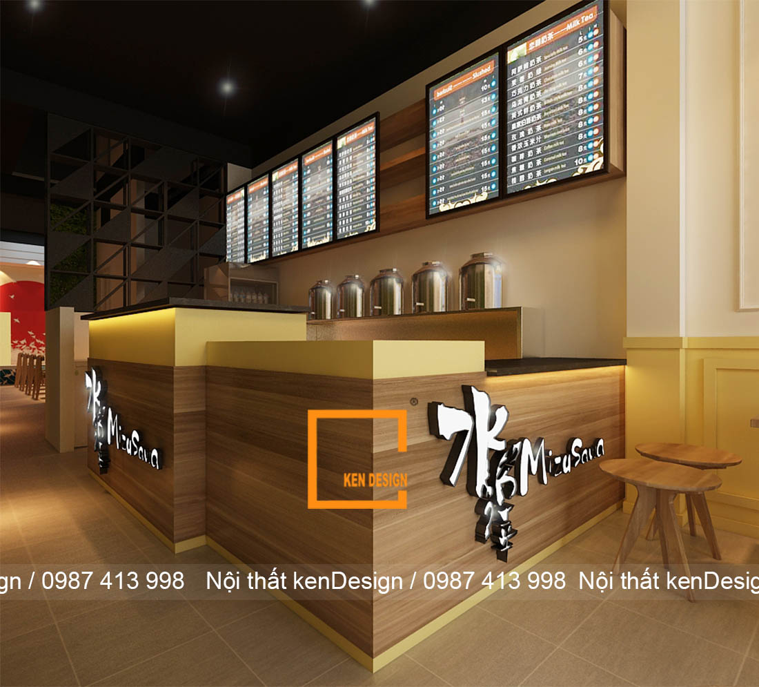 Mizusawa奶茶店设计丨越南河内丨Kendesign室内设计公司-23