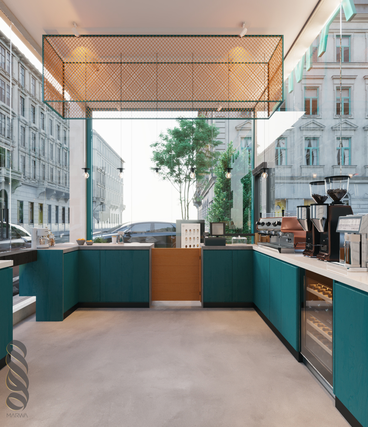 MAHU Drive Through Café 室内外设计丨沙特阿拉伯吉赞-2