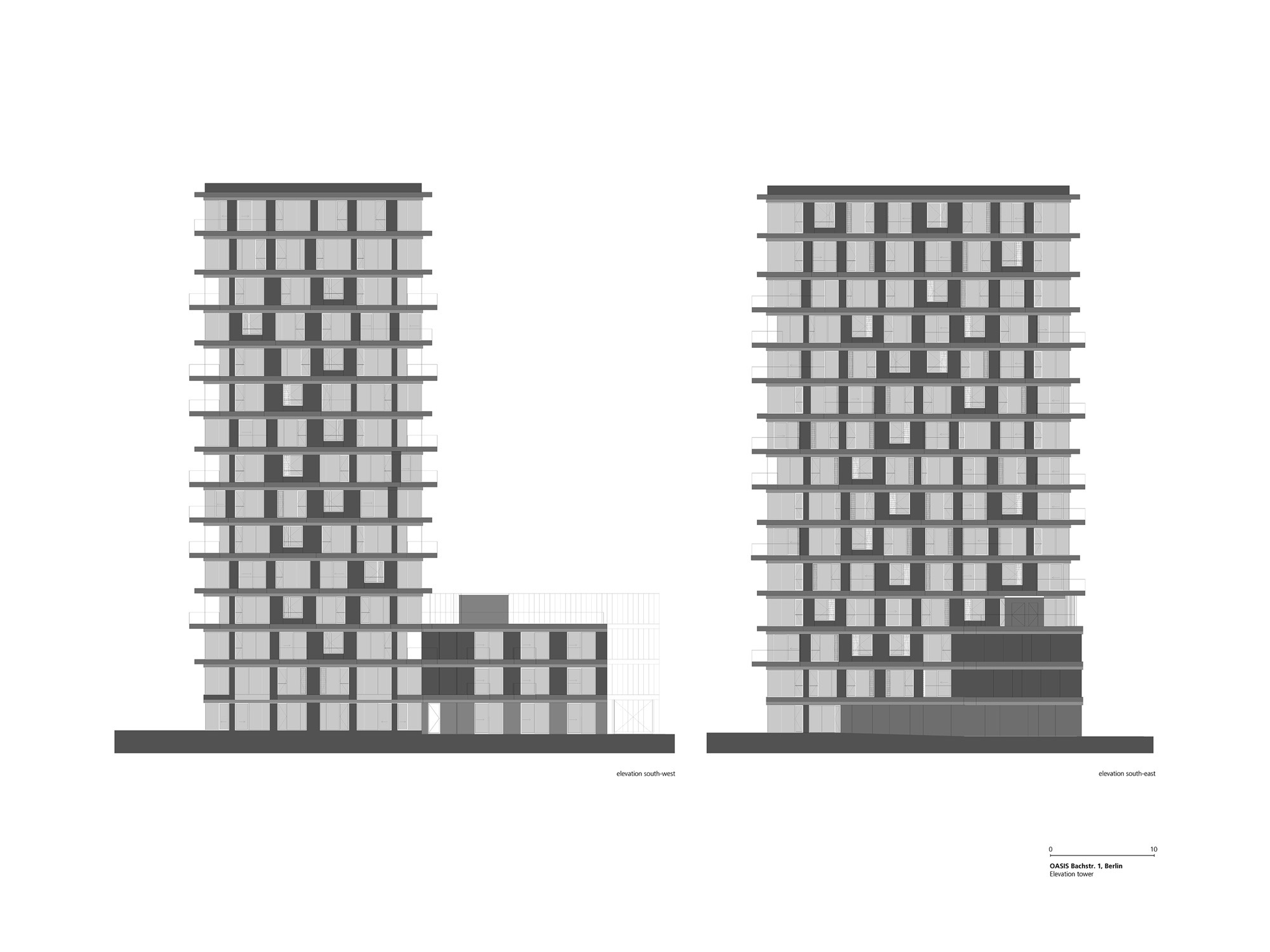Oasis 住宅塔楼丨德国柏林丨Tchoban Voss Architekten-42