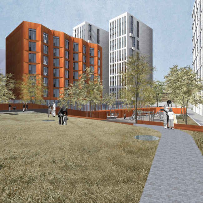 “Дом у причала”（“ЗилАрт”住宅综合体部分地块）丨Сергей Скуратов ARCHITECTS-92