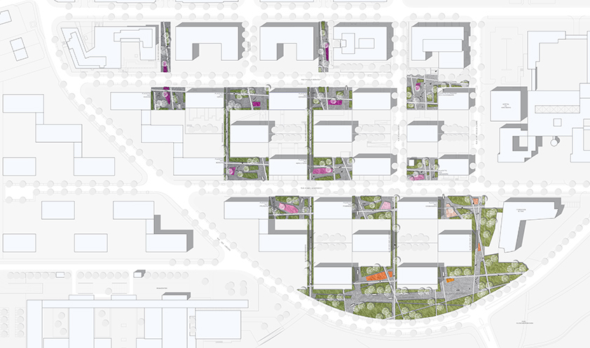 卢森堡Grünewald新住宅区规划丨OKRA景观建筑师事务所-4