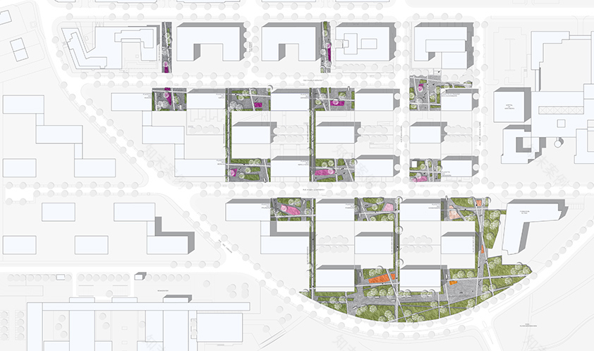 卢森堡Grünewald新住宅区规划丨OKRA景观建筑师事务所-4