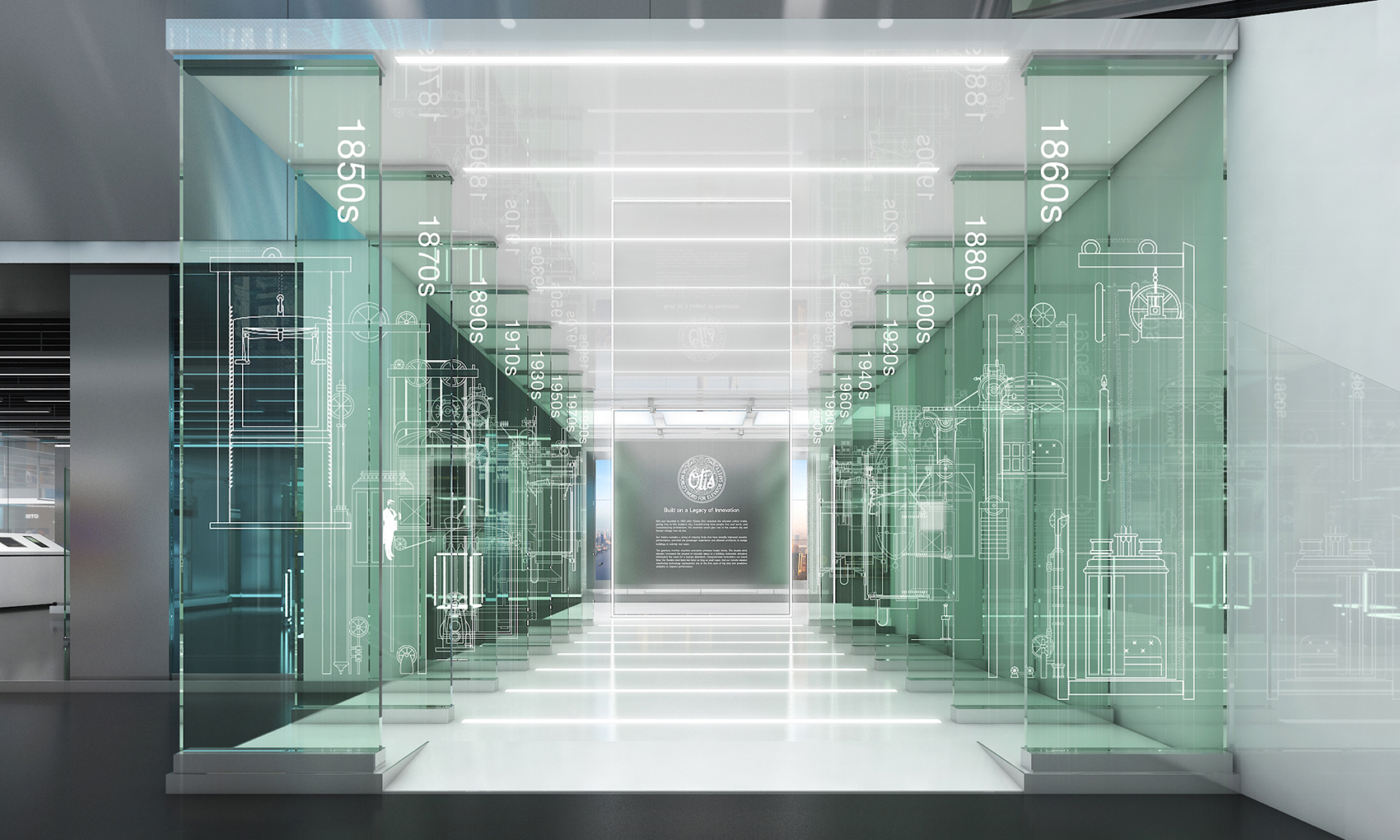 奥的斯电梯展厅丨中国天津丨Matthew Park-3