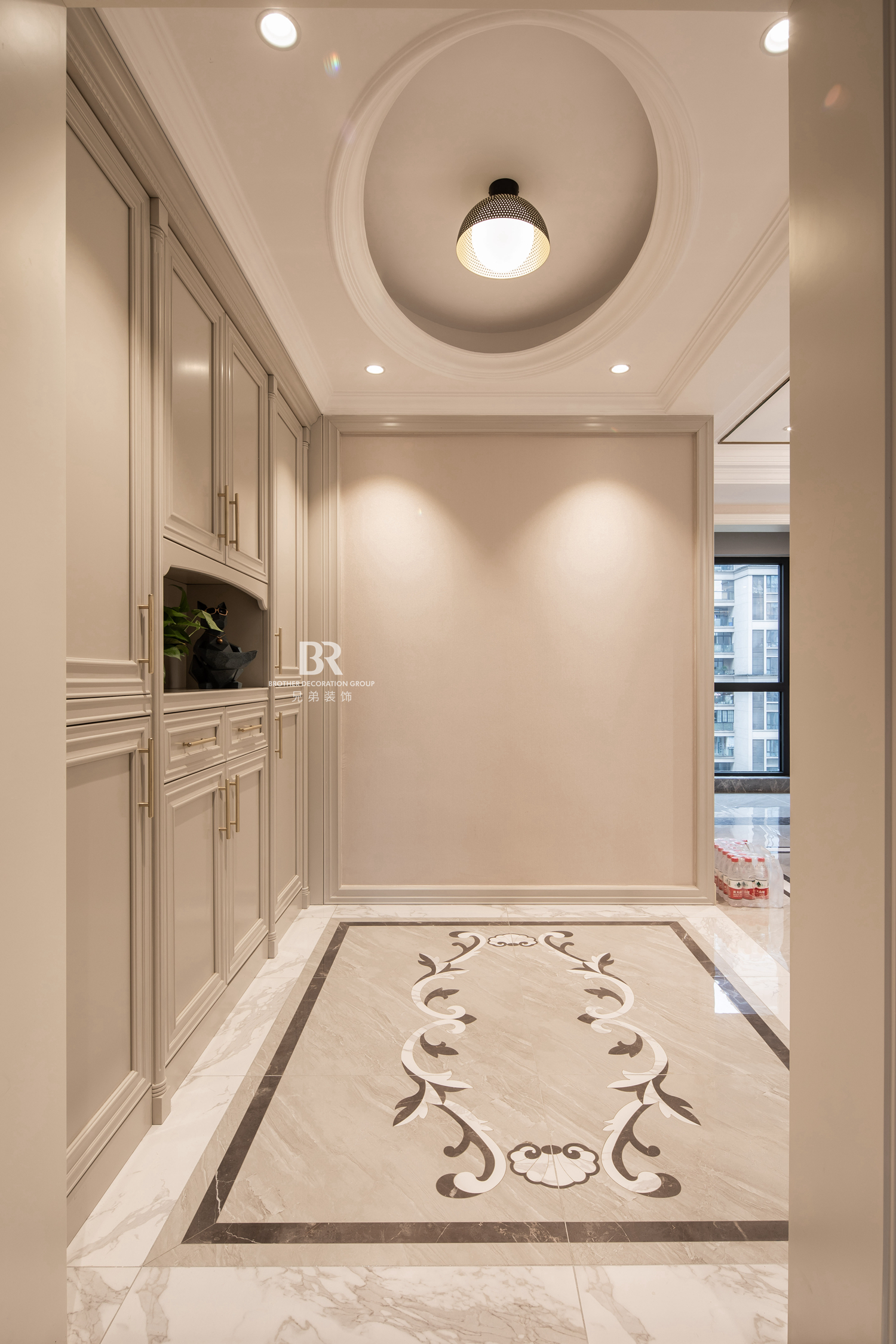 重庆中渝山顶道国宾城现代轻奢跃层装修设计-9