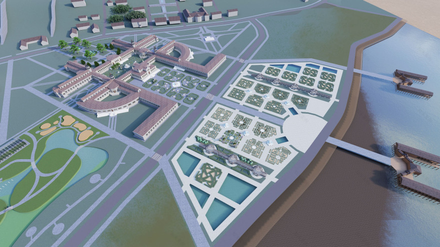 敖德萨库亚利尼克疗养院水上休闲综合体建筑环境设计丨乌克兰敖德萨-1