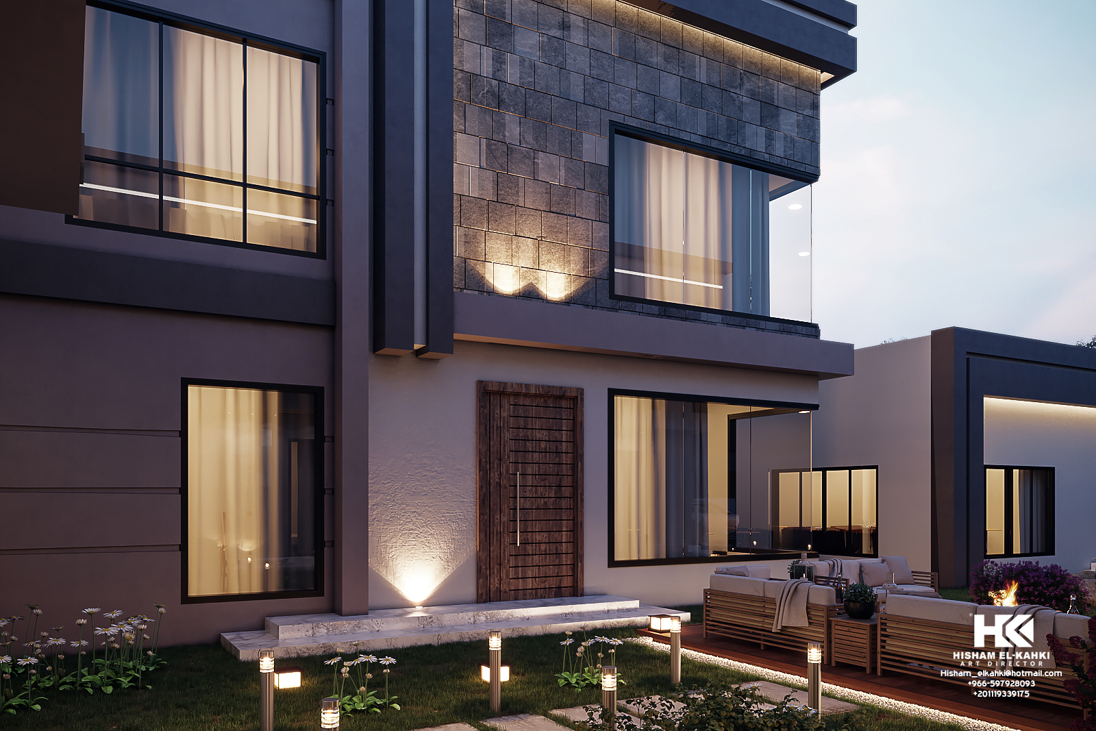 Modern Exterior Villa Design-7