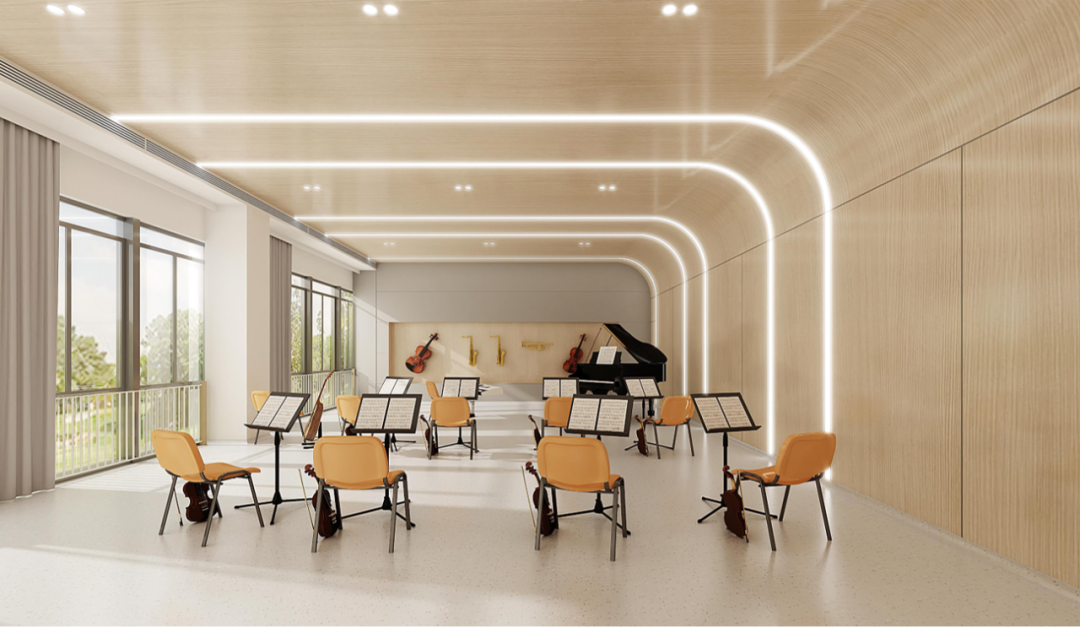 宁波杭州湾世界外国语学校室内装修设计项目丨中国宁波丨上海霍尼建筑设计事务所-21