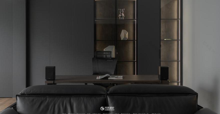 暗黑系精装房 · 现代简约的优雅与神秘-33