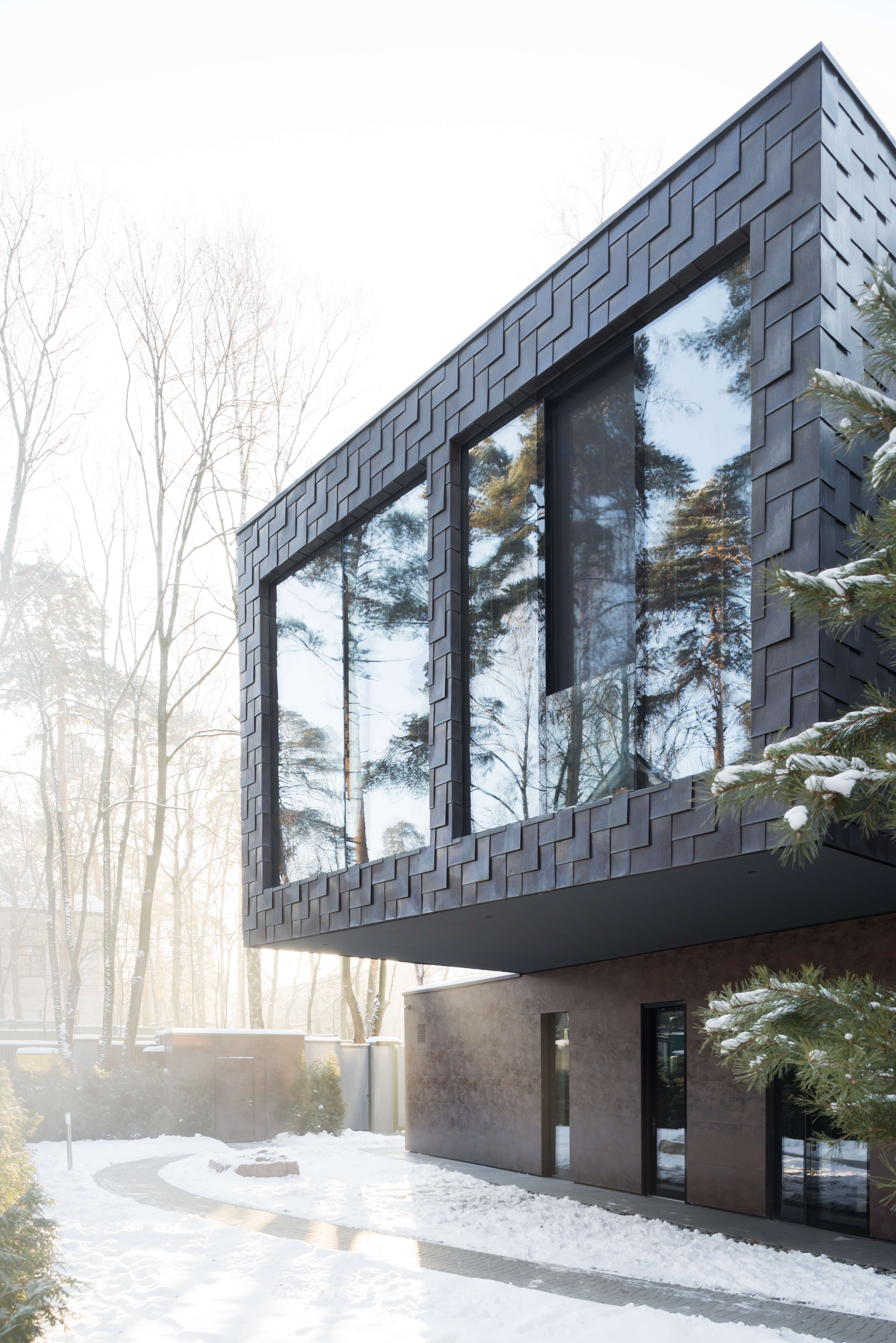 Copper Shell House Moscow Winter Alexandra Fedorova-0