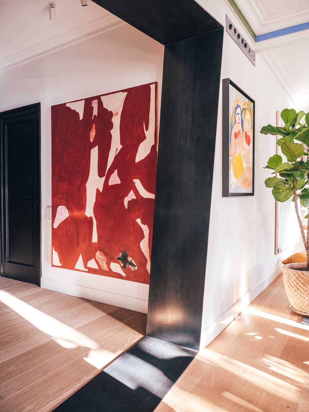 巴塞罗那设计师色彩斑斓的公寓-19