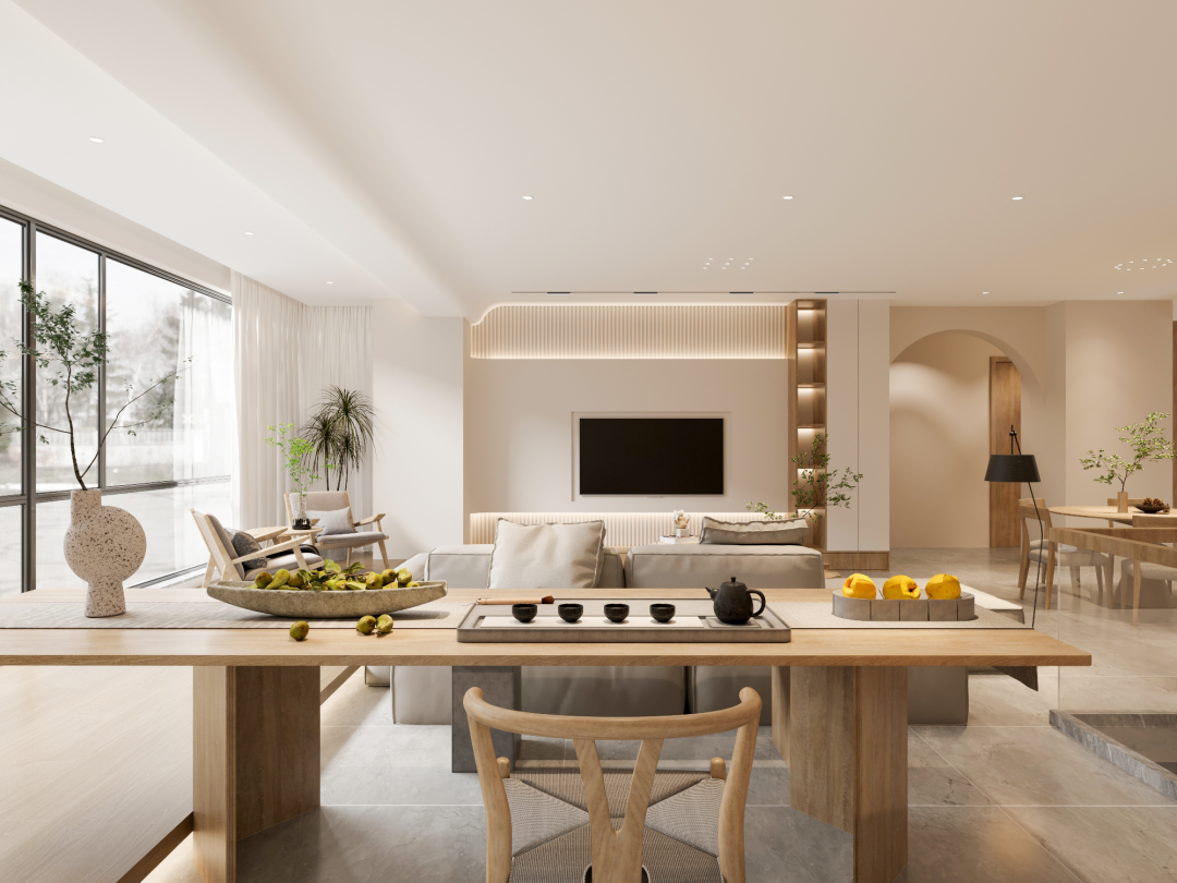 中南林樾的原木奶油风住宅丨T·D ONE 设计工作室-22