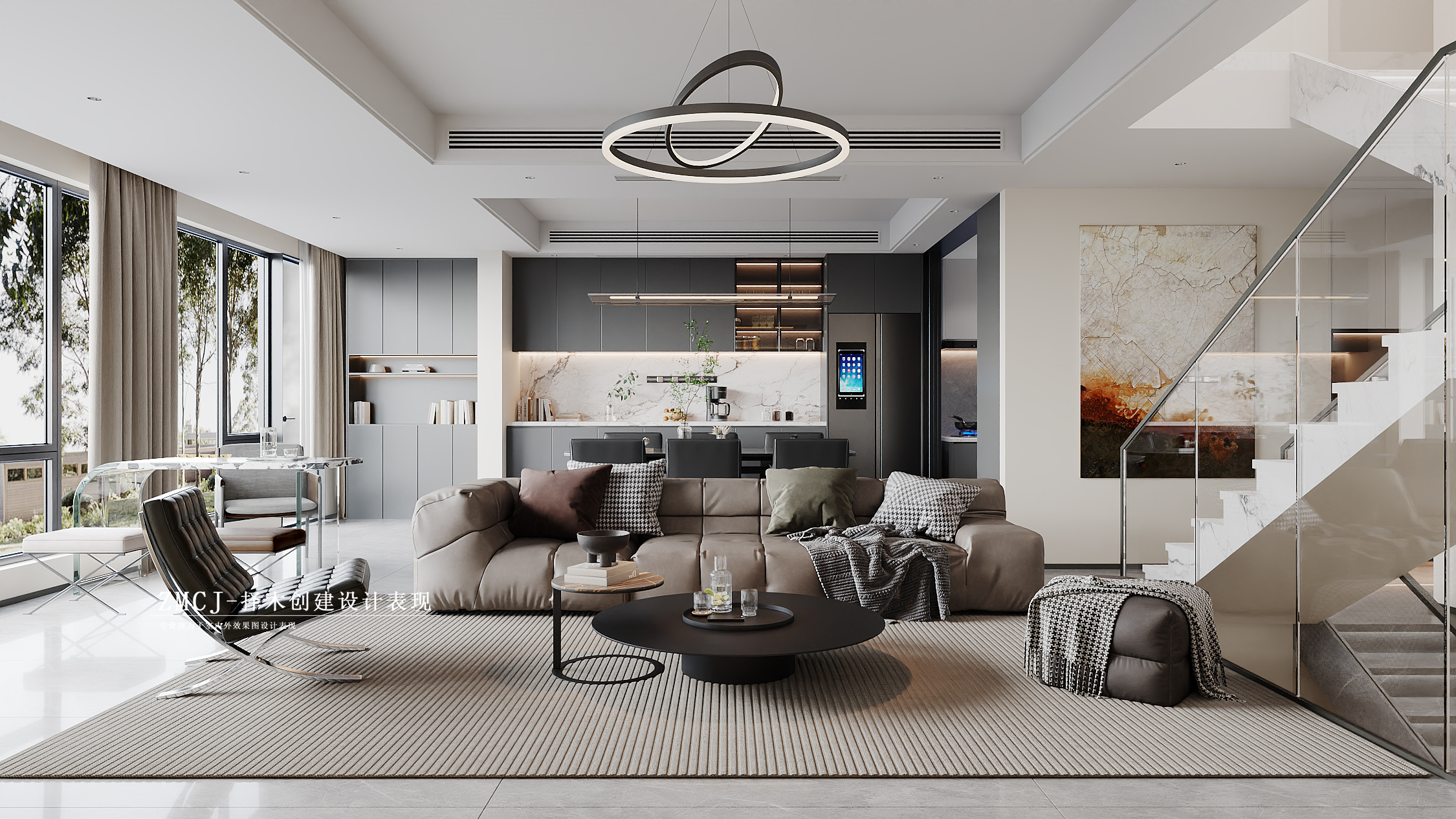 家装-现代别墅全屋-7