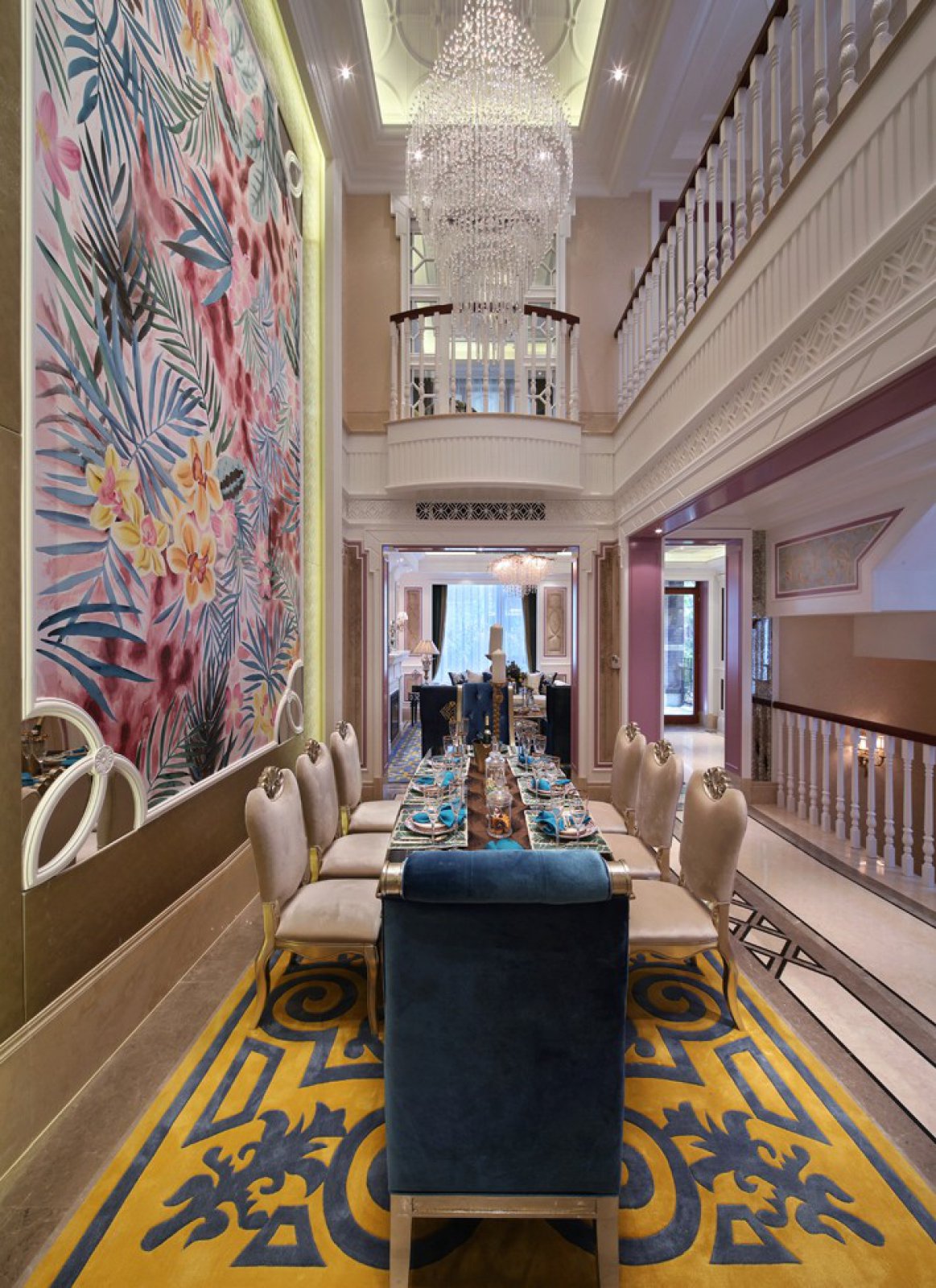 女性主题别墅样板间-12