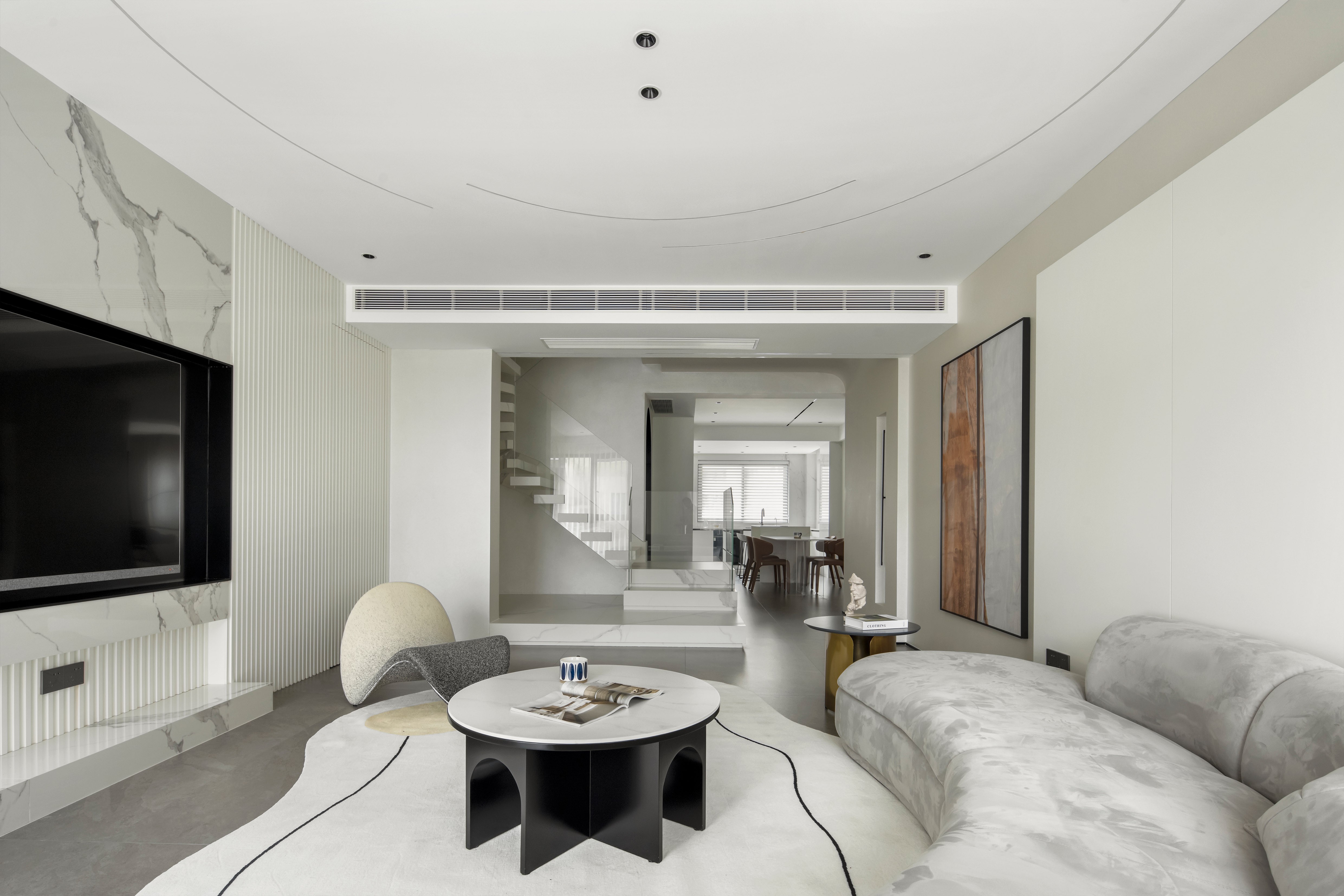 现代极简实景丨中国温州丨柏达装饰-35