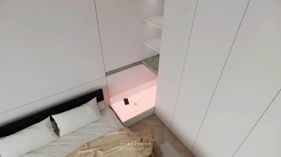 【首发】MH设计新作：素净•情感▏极简表达美学空间-39