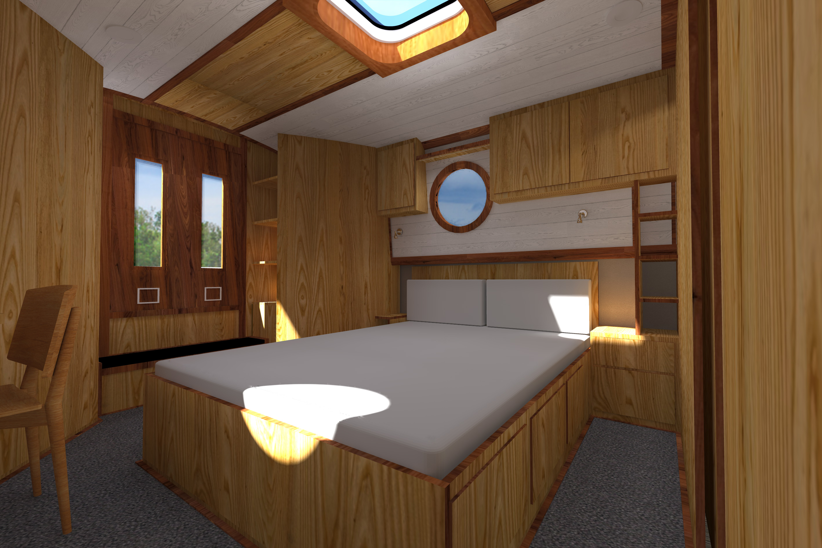 CANAL BOAT TB2 layout VCB-18