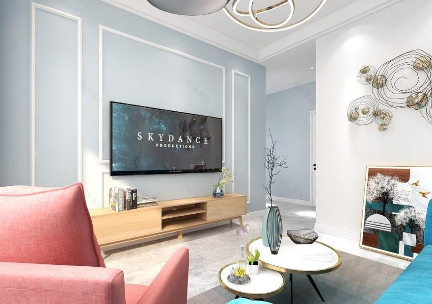 少女心玄关设计,色彩搭配展现空间活力-13