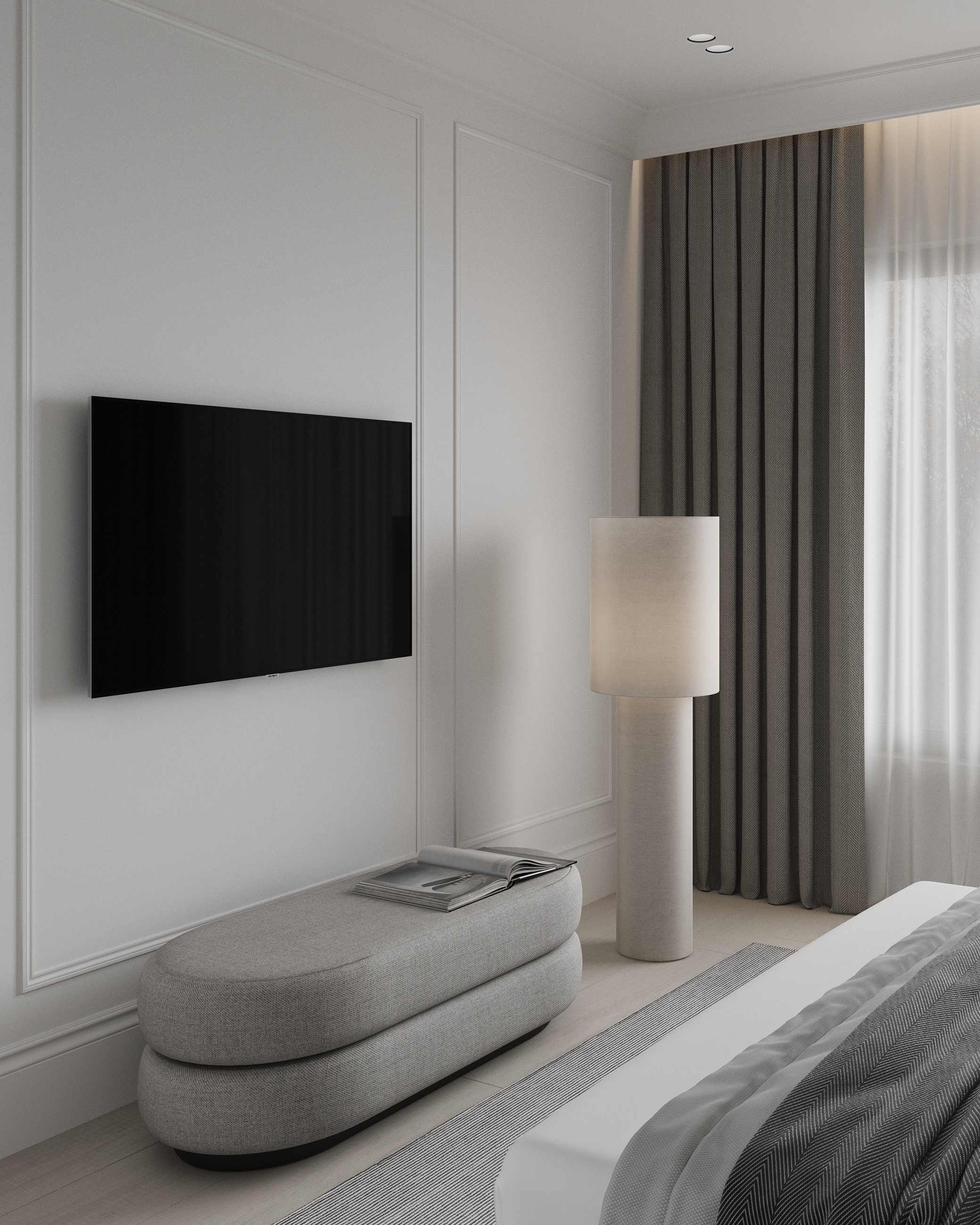 可视化主卧室设计丨挪威丨Inesa Orlenko-10