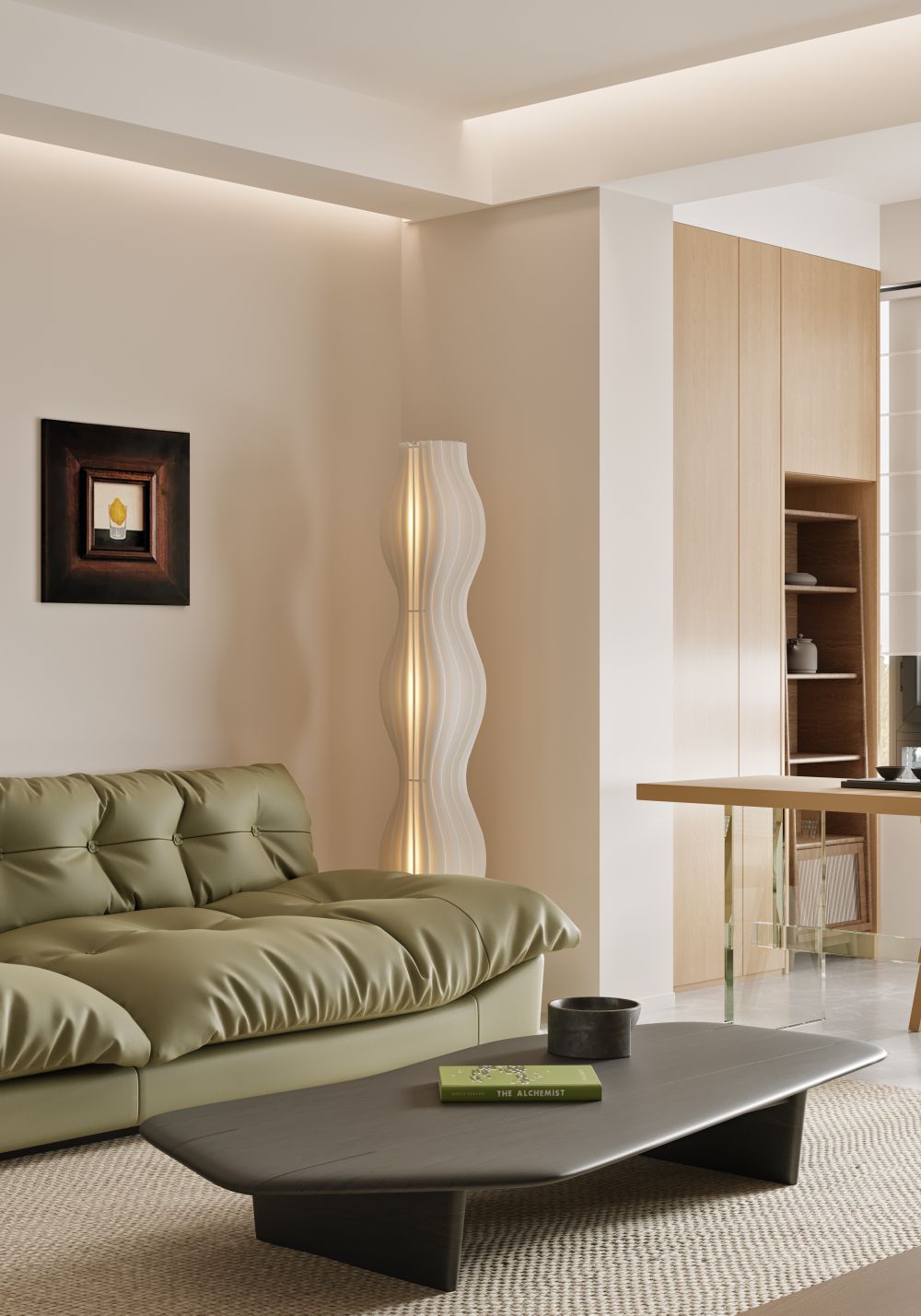 效果图|现代原木风-2